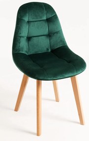Pack 4 Cadeiras Kelen Veludo - Verde