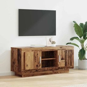 vidaXL Gabinete para TV Madeira Antiga 102 x 35 x 45 cm