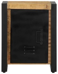 Mesa de cabeceira 40x30x51 cm madeira maciça manga áspera