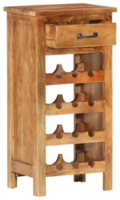 Armário para vinhos 40x30x80 cm madeira de acácia maciça