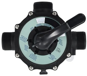 Válvula multiportas para filtro de areia ABS 38 mm 6-vias