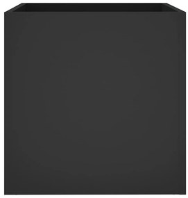 Vaso/floreira 40x40x40 cm derivados de madeira preto