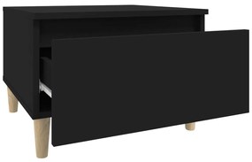 Mesa de apoio 50x46x35 cm derivados de madeira preto