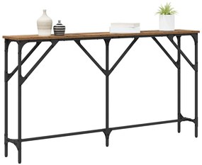 Mesa de Consola Madeira Antiga 140x23x75 cm Madeira Engenharia