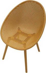 CONJUNTO DE 2 CADEIRAS IBIZA 59X59X83 CM (ALTURA DO ASSENTO 45 CM) AMARELO