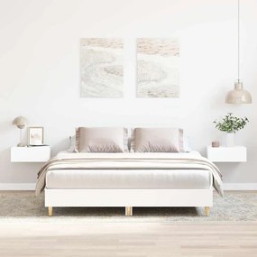 Estrutura de cama sem colchão 140x200 cm branco
