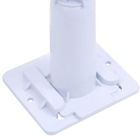 Enrolador para cobertura de piscina com base de plástico
