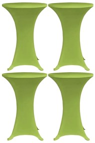 Capa extensível para mesa 4 pcs 80 cm verde