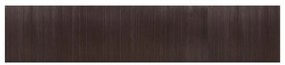 Divisória 165x800 cm bambu castanho-escuro
