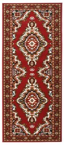 vidaXL Passadeira 100x250 cm polipropileno vermelho oriental