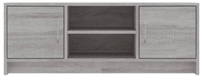 Móvel de TV 102x30x37,5 cm derivados de madeira cinzento sonoma