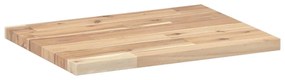 Prateleiras flutuantes 2pcs 40x30x2cm acácia maciça não tratada