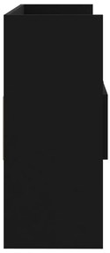 Aparador 105x30x70 cm derivados de madeira preto