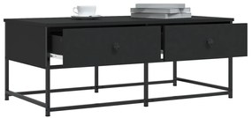 Mesa de centro 100x51x40 cm derivados de madeira preto