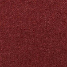 Painel de parede 12 pcs 90x15 cm tecido 1,62 m² vermelho tinto