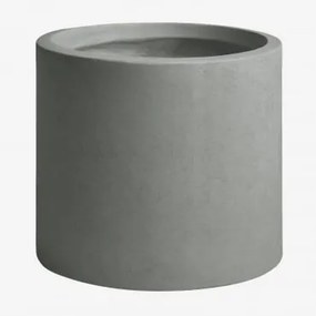 Vaso De Cimento Aurevi Ø55 Cm & Cinza Claro - Sklum