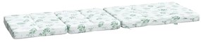 Almofadões p/ cadeira de terraço 2 pcs tecido oxford folhas