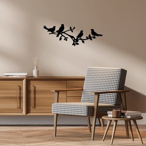 Acessório Decorativo de Parede Model-335 – Preto – 70 x 26 cm
