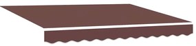 Toldo Retrátil Manual Castanho 300x250 cm