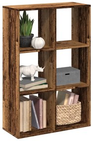 Estante divisória 69,5x29x103,5 cm deriv. madeira madeira velha