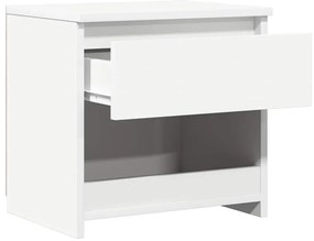 Mesas de cabeceira 2 pcs 40x30x39 cm derivados madeira branco