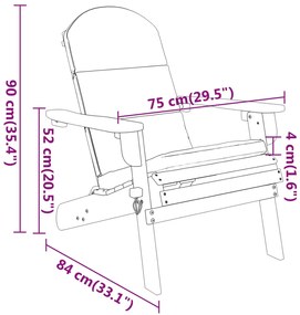 3 pcs conjunto lounge de jardim Adirondack acácia maciça
