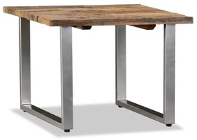 vidaXL Mesa de centro madeira reciclada maciça 55x55x40 cm