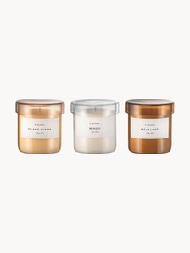 Velas perfumadas Valoa (ylang-ylang, neroli, bergamota), conjunto de 3