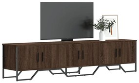 Móvel de TV 180x34x41 cm derivados de madeira carvalho castanho