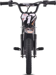 Mota elétrica infantil ROOKIE X 24V (14"), bateria de lítio, motor de 250 W, travão de disco Vermelha
