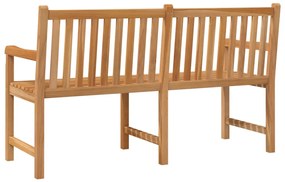 Banco de jardim 150 cm madeira de teca maciça