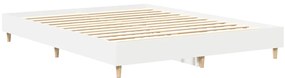 Estrutura de cama sem colchão 150x200 cm branco