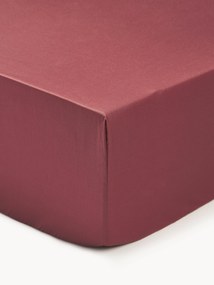 Lençol elástico em cetim de algodão Premium
