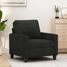 Poltrona 60 cm tecido preto