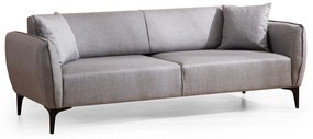 Sofá "Belissimo" de 3 Lugares – Cinzento – 220x95x67 cm – Design Moder