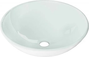 Mexen Mira lavatório de vidro de encastrar 42 x 42 cm, branco - 24124230