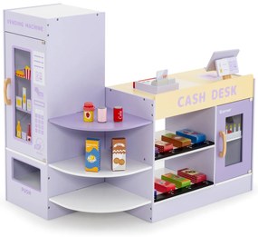 Teclado de piano infantil com 37 teclas, piano de brinquedo com microfone para crianças de 3+ anos - Azul