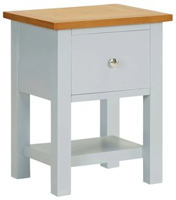 vidaXL Mesa de cabeceira 36x30x47 cm madeira de carvalho maciça