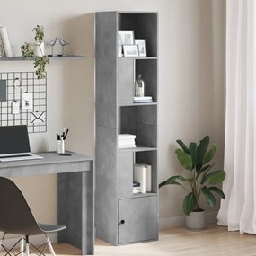 vidaXL Estante 40x36x189 cm derivados de madeira cinzento cimento