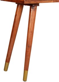 Mesa consola 90x35x76 cm madeira de acácia maciça