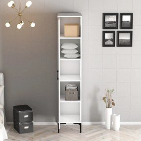 Roupeiro Kumsal P – Branco – 40 cm x 47,5 cm x 201,4 cm
