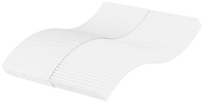 Colchão de espuma 140x220 cm dureza H2 H3 branco