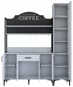 Armário Multiusos JE149 – Branco – 160x198,6x40 cm