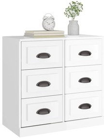 Aparador 70x35,5x67,5 cm derivados de madeira branco brilhante