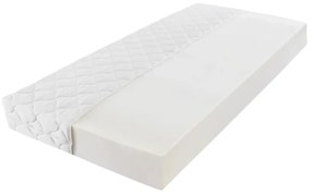 Cama com colchão 140x200 cm madeira de pinho maciça
