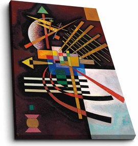 Pintura Decorativa em Tela FAMOUSART-031 – Multicolor – 45 x 70 cm