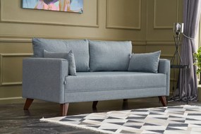 Sofá de 2 Lugares Bella – Azul – 177x85x81 cm