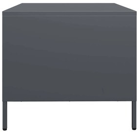 Mesa de centro 101,5x50x43,5 cm aço laminado a frio antracite