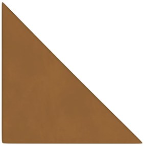 Painel de parede 12 pcs 30x30 cm veludo 0,54 m² castanho