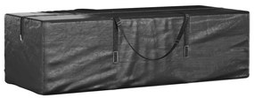 vidaXL Saco de arrumação p/ árvore Natal 135x40x55cm polietileno preto